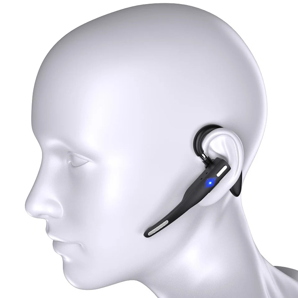 Wireless Bluetooth Headphones With Microphon Earphone ENC Noise Cancelling Handsfree Talking Headset Busines Auriculares Driving