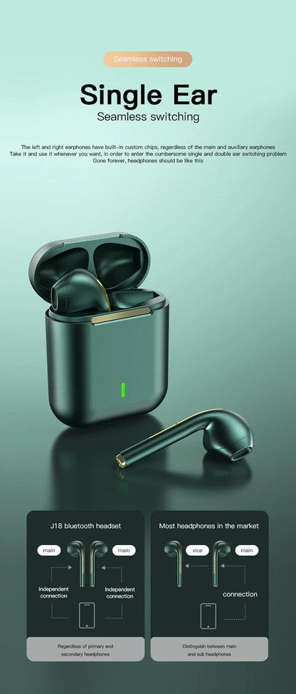 Bluetooth Headphones - Premium Wireless Earbuds with Superior Sound Quality and Long Battery Life for Music and Calls