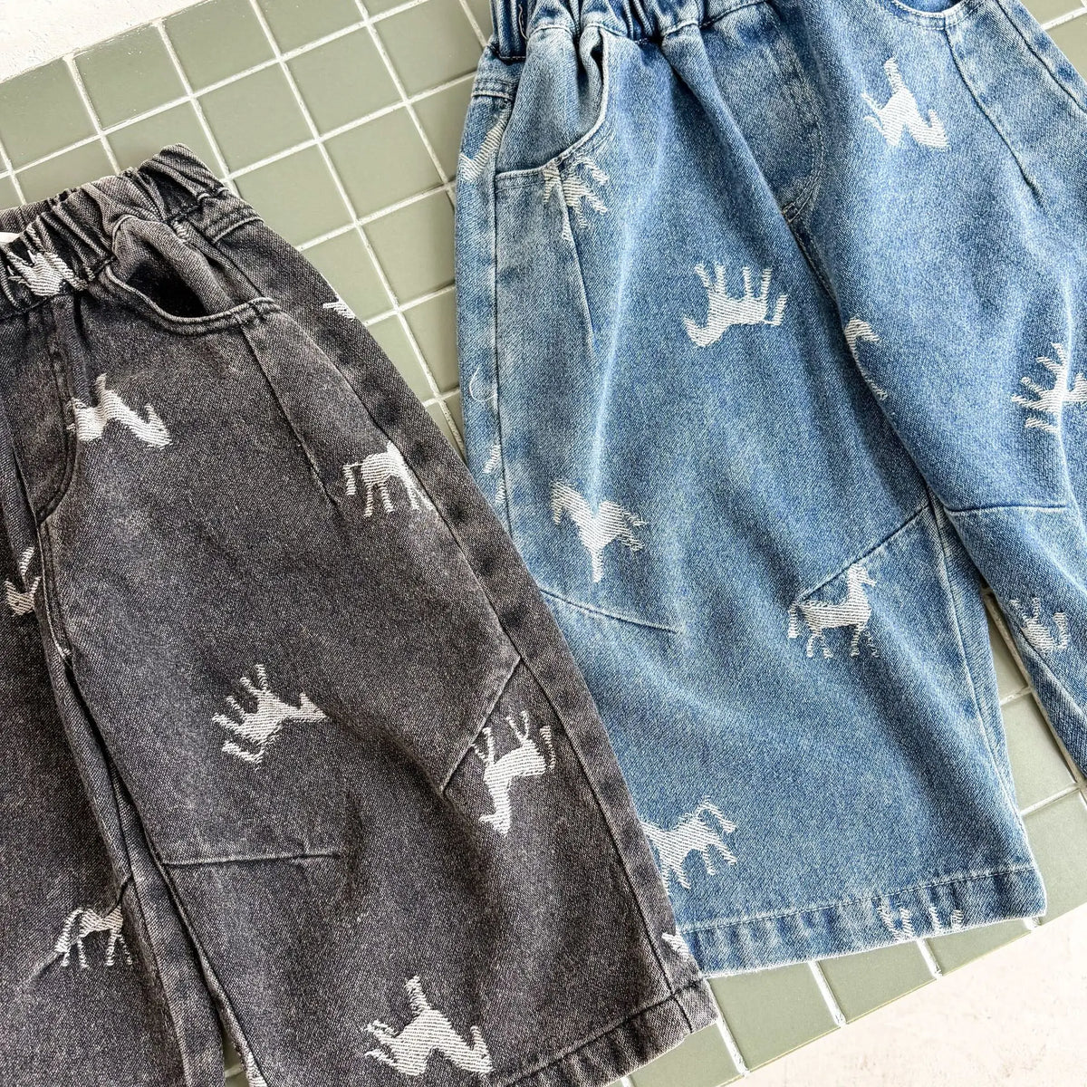 Children Clothe Skids Denim Pants Loose Boys Girls Autumn 2026 New Casual Fashionable Kids Loose Casual Wide-leg Pants