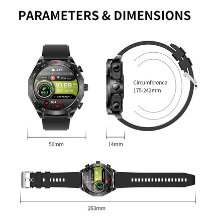 New T95 Smart Watch TWS 2-in-1 Bluetooth Headset Earphones with Built-in Speaker HIFI 9D Sound Quality Health Sports Monitoring