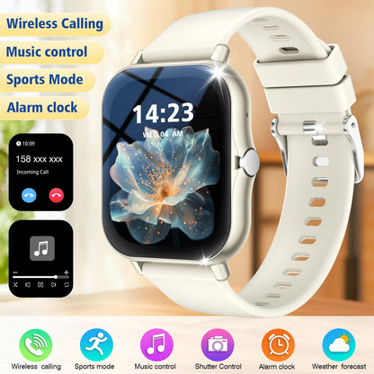 Smart Watch With Wireless Calling, Multi-Sport Modes, Message Reminders, Sports Watch For Iphone/Android