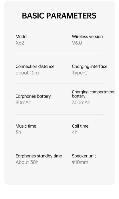 Portable Ear Clip Style Open Ear Earbuds Wireless Bluetooth Stereo Audio Clear HD Calls Touch ControlledHeadphones for Sports