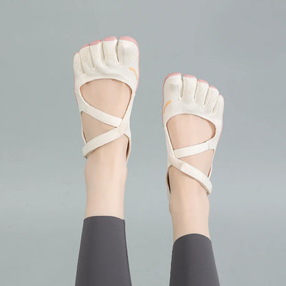 Women‘s Five Toe Shoes with Loop Strap - Barefoot Minimalist Flats for Hiking, Yoga, Gym Quick-Dry Water &amp; Everyday Casual Wear
