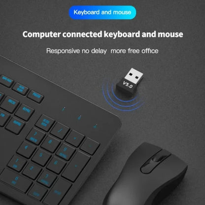 USB Bluetooth 5.0 Adapter Wireless Bluetooth 5.0 Dongle Adapter For PC Laptop Wireless Speaker Audio Receiver USB Transmitter