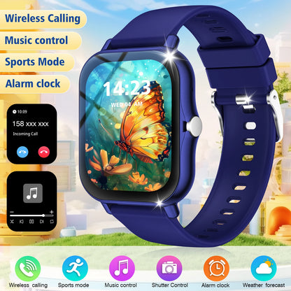 Smart Watch With Wireless Calling, Multi-Sport Modes, Message Reminders, Sports Watch For Iphone/Android