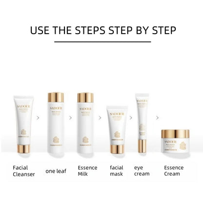 White Truffle Skin Care Six-Piece Set, Rich in Centella Asiatica Extract, Niacinamide and Other Skin-Friendly Ingredients, Paired with Various Beautifying and Moisturizing Ingredients to Replenish the Skin&