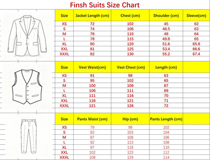 Mens Suits  3 Piece  Herringbone Tweed Wool Double Breasted Vest  Slim Fit Suit Prom Tuxedos Groomsmen For Wedding(Blazer+Vest
