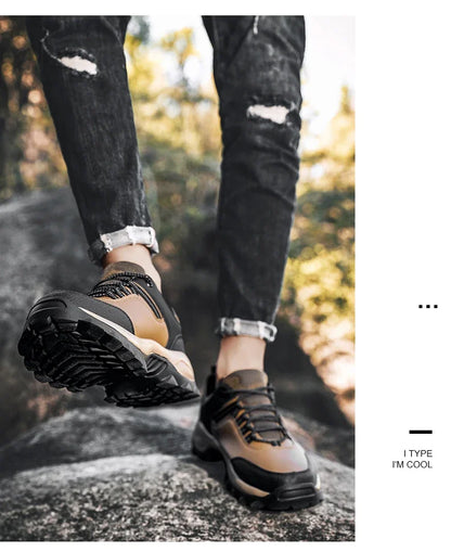 Men Boots Outdoor Sneakers Men Shoes 2025 New Fashion Male Casual Footwear Comfortable Tenis Masculino Botas Men Sneakers Shoes