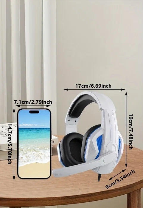 Over-the-Head Wired Headset with Noise Isolation - Lightweight