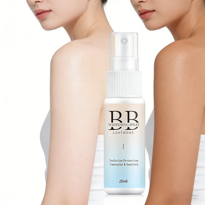 BB Whitening Spray, Skin Brightening Moisturizing BB Cream for Women, Face Foundation Nourishing Skin Care Beauty Cosmetics