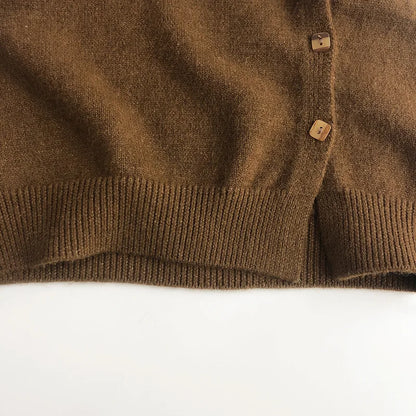 Kids Clothes  Spring Autumn Children Sleeveless Knitted Vest Baby Boy Girl Fashion Pullover Vest Toddler Solid Casual Vest Coat
