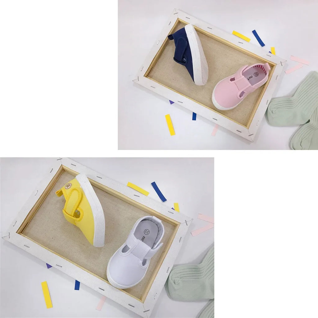 Kids Shoes 2023 Spring Autumn Children's Canvas Shoe Korean Solid Girl's Sneakers Soft Sole Toddler Shoes for Boy Tenis Infantil
