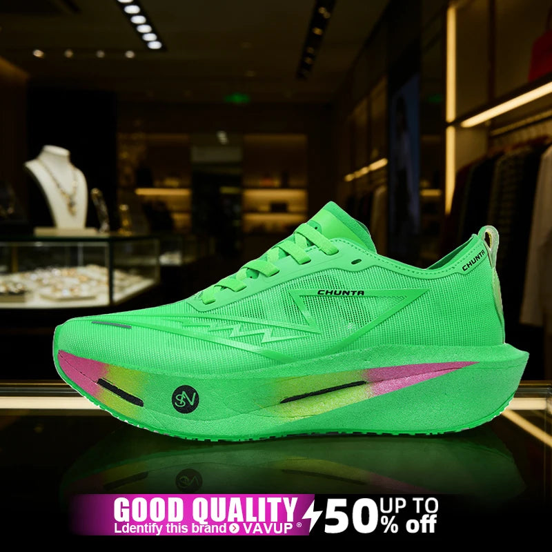 Marathon Men Running Shoes Carbon Board Speciality Sports Breathable Lightweight Women&