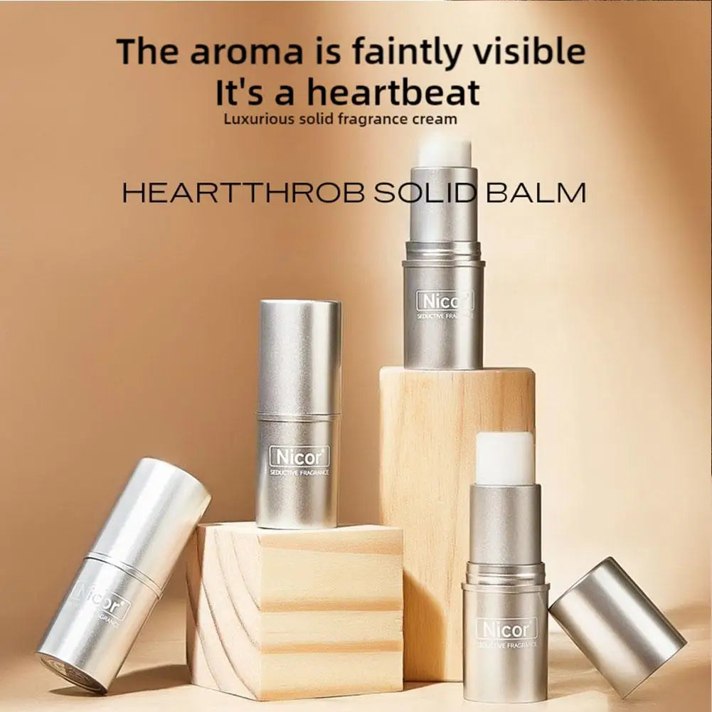 Pheromone Solid Perfume For Women and Men Date And Daily Perfume Ideal Gift Portable Balm Refreshing Solid Balm Aroma Deodorants