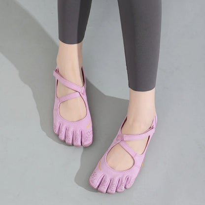 Women‘s Five Toe Shoes with Loop Strap - Barefoot Minimalist Flats for Hiking, Yoga, Gym Quick-Dry Water &amp; Everyday Casual Wear
