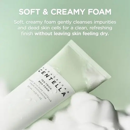 SKIN1004 Centella Cleanser Foam Series 125ml Poremizing/Ampoule/Tea-Trica BHA/Tone Brightening Face Wash Sensitive Skin K-Beauty