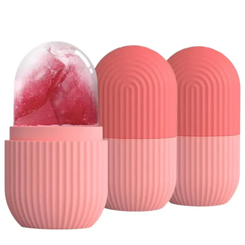 Ice Face Roller  Beauty Massage Silicone Ice Mold For Eye Puffiness Ice Facial Roller Shrink Pores Multifunctional Mold