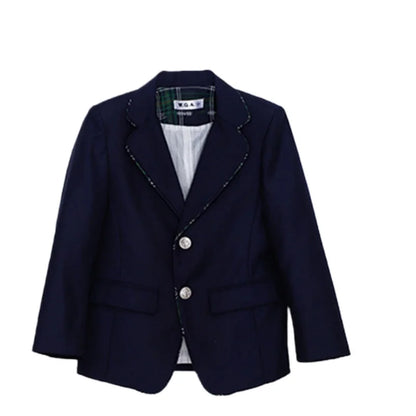 Toddler Student Clothes Sets Kids British Class Outfits Girls Jacket Plaid Skirt Suits Children Formal Dress Boys School Uniform