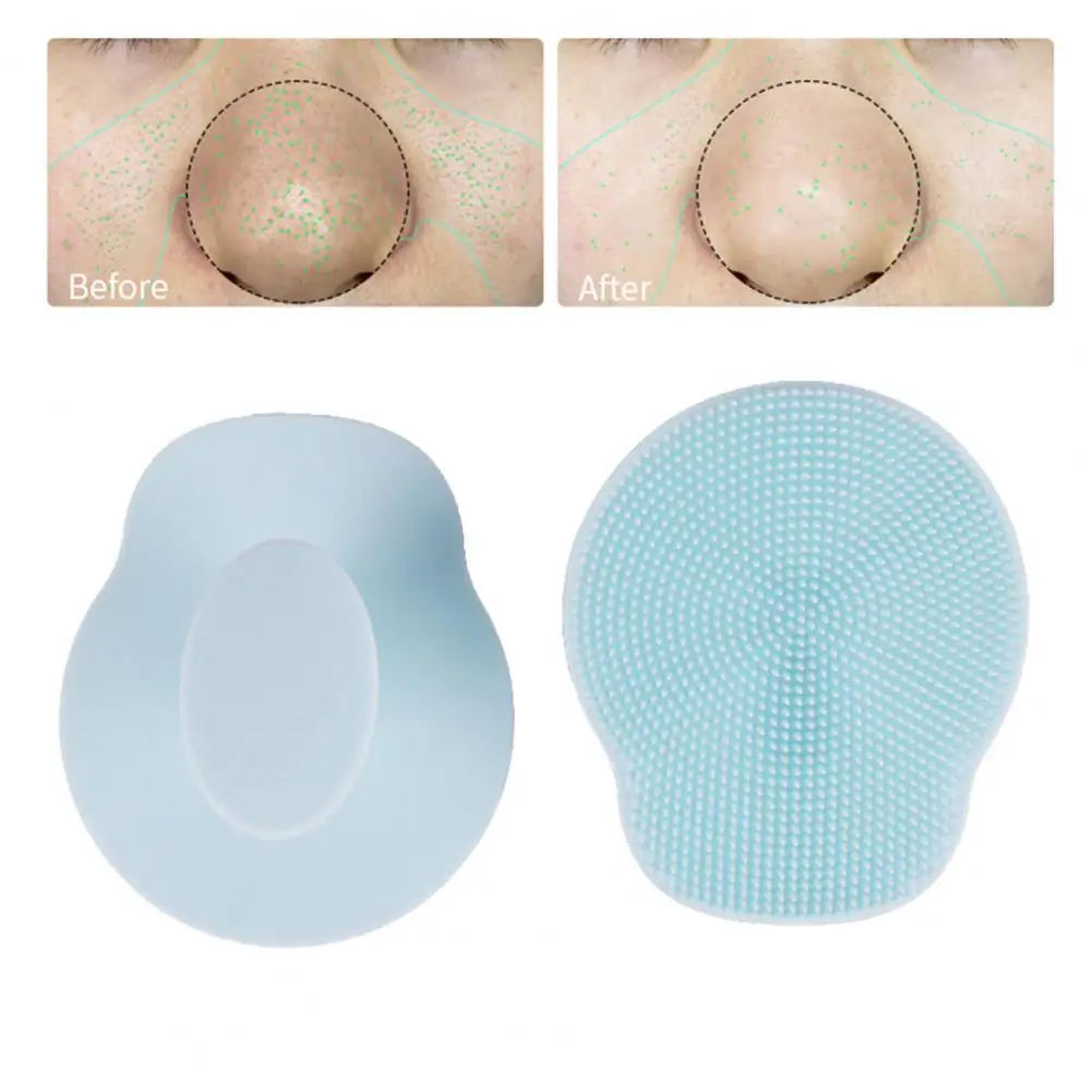Silicone Cleansing Brush Soft Face Massaging Brush Blackhead Removal Facial Massage Cleansing Brush Women Face Cleaner Makeup