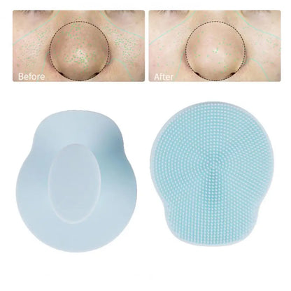 Silicone Cleansing Brush Soft Face Massaging Brush Blackhead Removal Facial Massage Cleansing Brush Women Face Cleaner Makeup