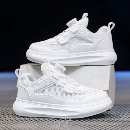 Kids White Shoes Girls Boys For School Casual Sport Shoes Sneakers Toddler Summer Breathable Soft Soles Lightweight