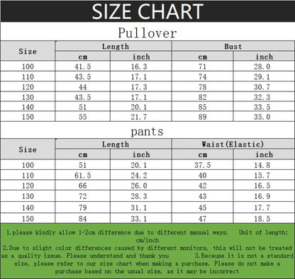 Children Clothes Sets Autumn Winter Polo Sweatshirt+Pants Sport Suits for Kids Boys Girls Warm Tracksuits Kids Clothing