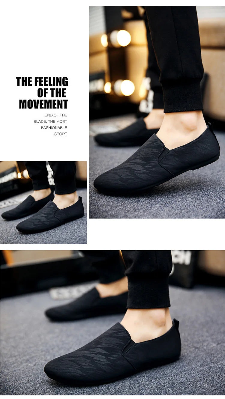 Shoes for Man New Men Fashionable Canvas Breathable Flat Bottomed Walking Shoes with Lightweight Sports Shoes Men&