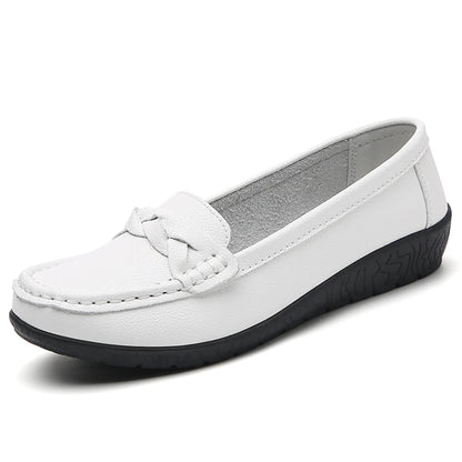 Woman Shoes 2025 New Soft Leather Flat Shoes Women&
