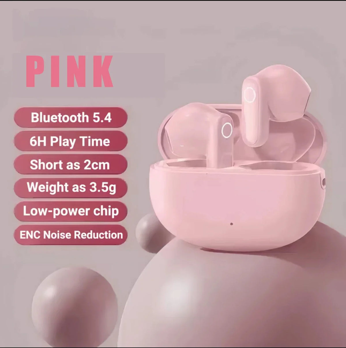 Bluetooth Headphones Wireless Earbuds Voice-optimized Bluetooth Headsets Prioritize Vocal Frequencies for Clear Calls
