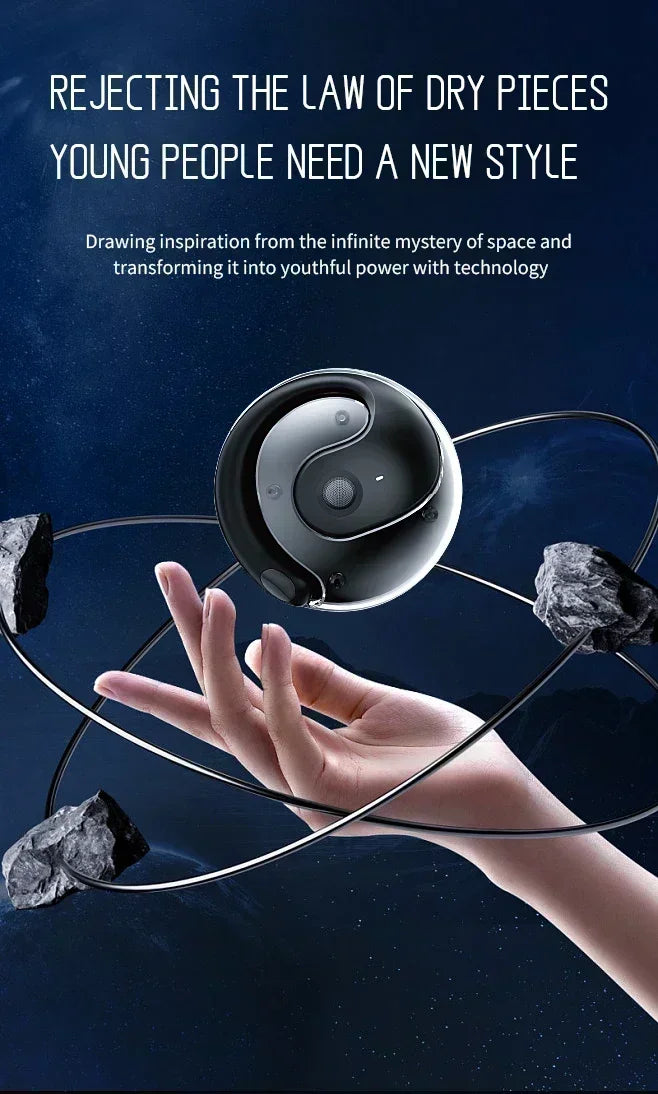 Wireless Headphones Bluetooth Headset with Mics HiFi Stereo Sound Earphones Smart Touch Sports Earbuds for phones