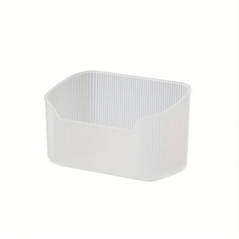 1PC Cosmetic Storage Box, Beveled Desktop Artifact, Dressing Table Skin Care Product, Perfume, Built-in Storage Bathroom Cabinet