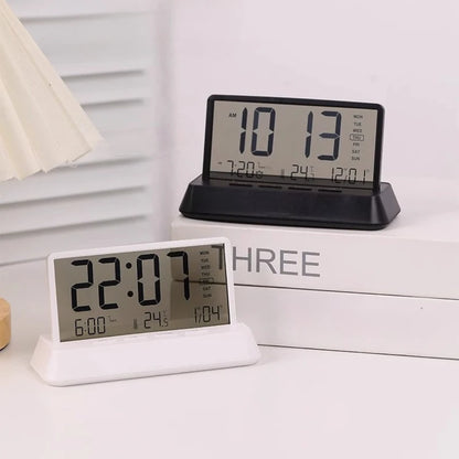 Electronic Clock New Ornaments Desktop Creative Digital Alarm Clock Living Room Calendar High-end Home Decoration