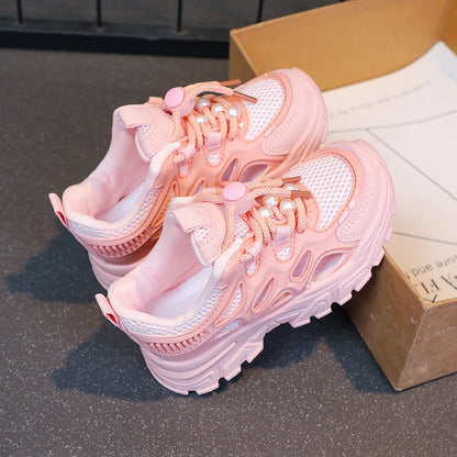 Kids Sandals Summer Shoes For Boys Girls Toddler Boy Girl Soft Sports Shoes Children Running Sneakers Air Mesh Breathable New