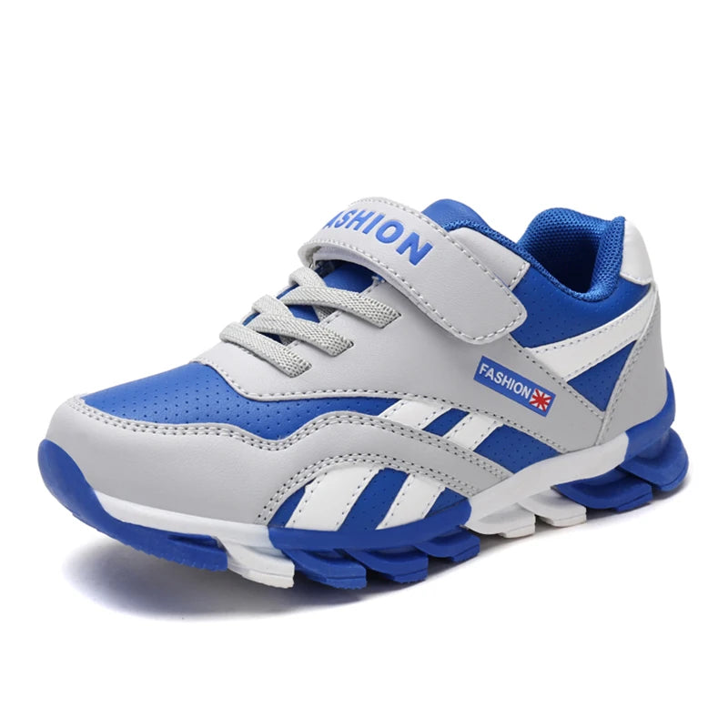 Kids Fashion Sneakers Outdoor Sport Boys Tennis  Comfort Leather Running Shoes Lightweight  Children&