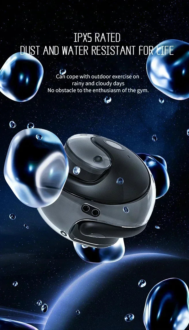 Wireless Headphones Bluetooth Headset with Mics HiFi Stereo Sound Earphones Smart Touch Sports Earbuds for phones