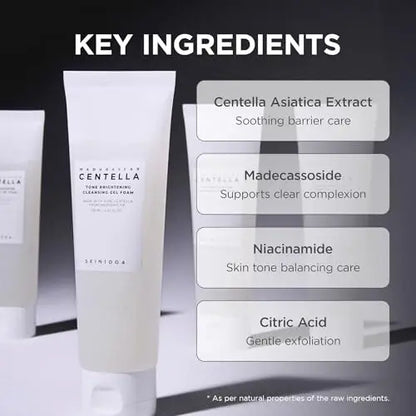 SKIN1004 Centella Cleanser Foam Series 125ml Poremizing/Ampoule/Tea-Trica BHA/Tone Brightening Face Wash Sensitive Skin K-Beauty