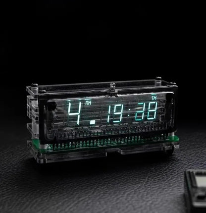 LED Modern Table Clocks Cyberpunk Style Electronic Desk Clock Desktop Ornaments Miniature Luxury Creative Home Decoration