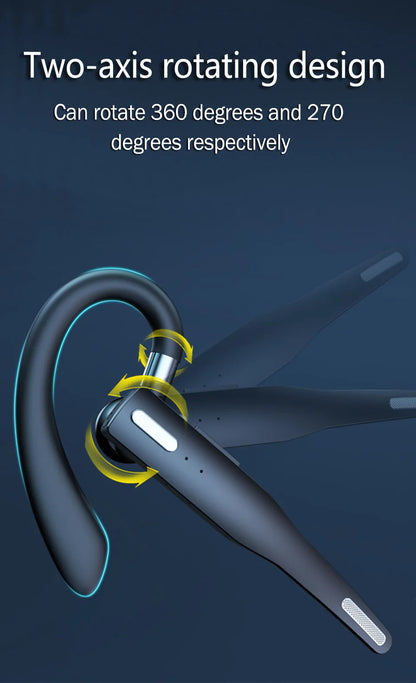 Wireless Bluetooth Headphones With Microphon Earphone ENC Noise Cancelling Handsfree Talking Headset Busines Auriculares Driving