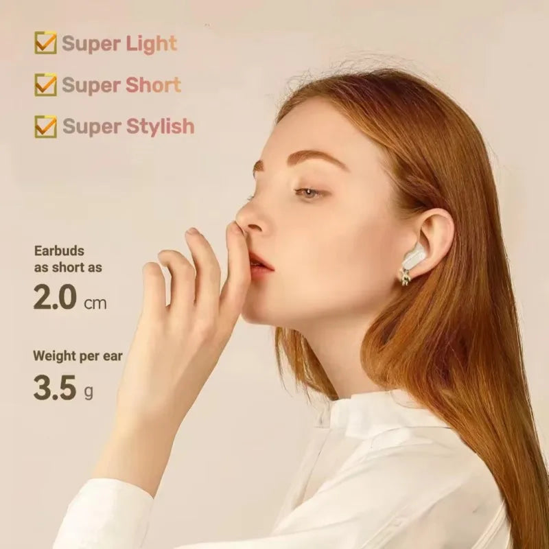 Bluetooth Headphones Wireless Earbuds Voice-optimized Bluetooth Headsets Prioritize Vocal Frequencies for Clear Calls