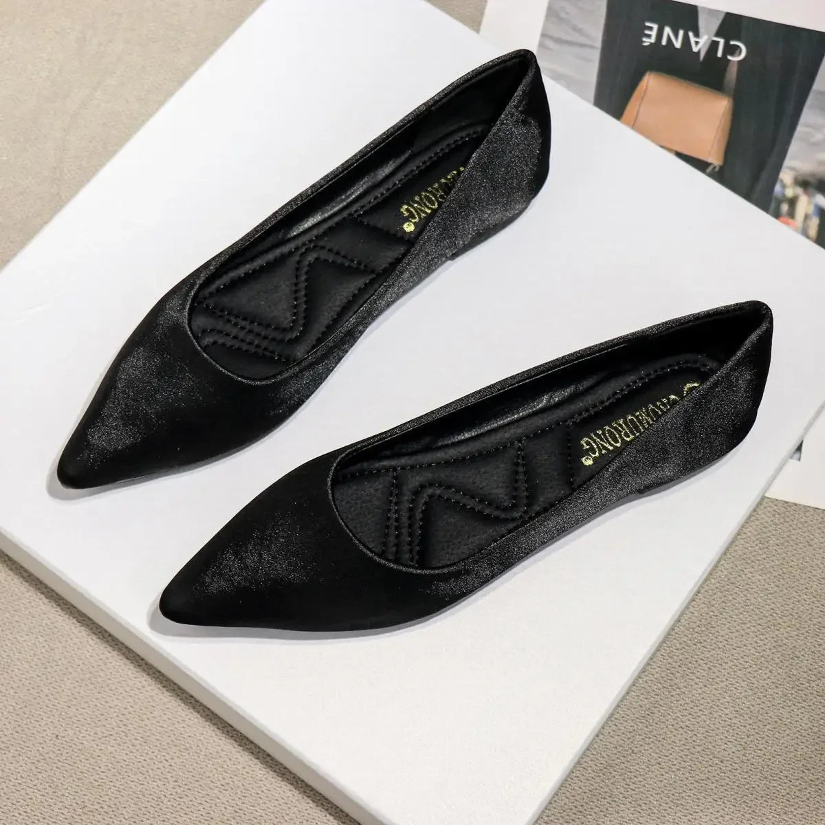 Ladies Footwear Low Heel Elegant Office Non Slip Women&