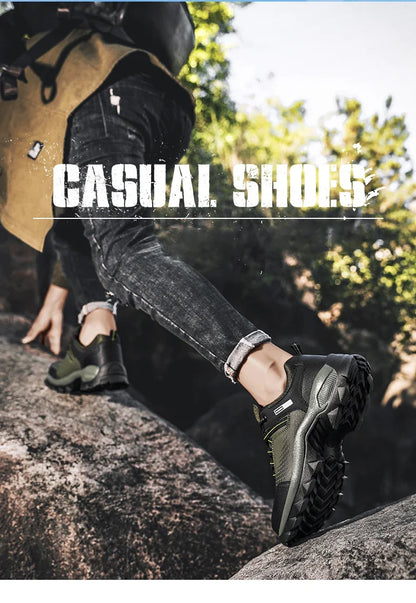 Men Boots Outdoor Sneakers Men Shoes 2025 New Fashion Male Casual Footwear Comfortable Tenis Masculino Botas Men Sneakers Shoes