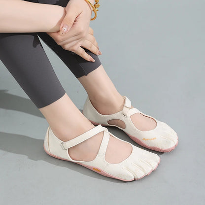 Women‘s Five Toe Shoes with Loop Strap - Barefoot Minimalist Flats for Hiking, Yoga, Gym Quick-Dry Water &amp; Everyday Casual Wear