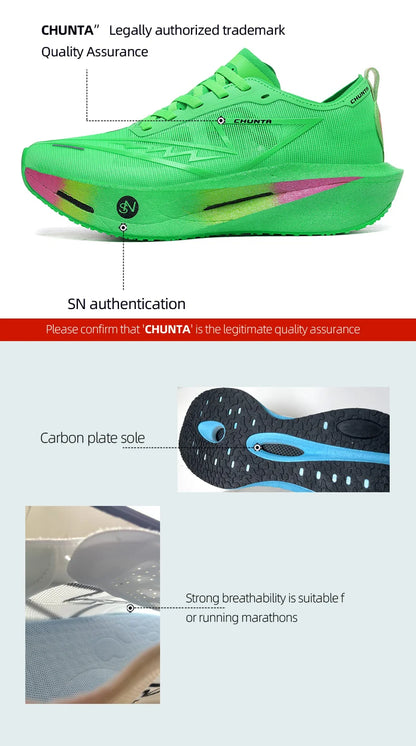 Marathon Men Running Shoes Carbon Board Speciality Sports Breathable Lightweight Women&