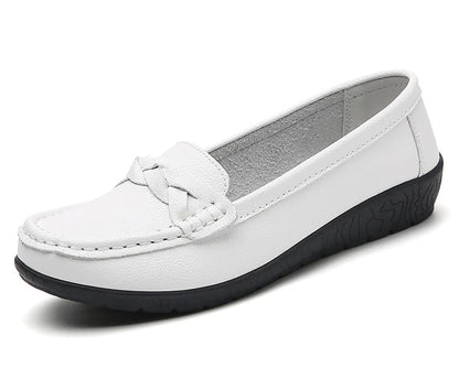 Woman Shoes 2025 New Soft Leather Flat Shoes Women&
