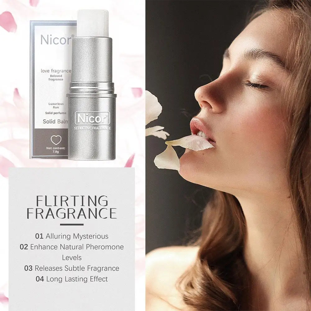 Pheromone Solid Perfume For Women and Men Date And Daily Perfume Ideal Gift Portable Balm Refreshing Solid Balm Aroma Deodorants