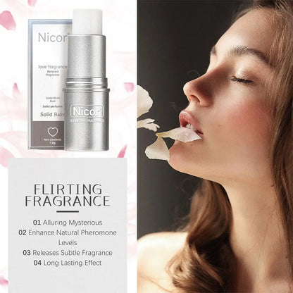 Pheromone Solid Perfume For Women and Men Date And Daily Perfume Ideal Gift Portable Balm Refreshing Solid Balm Aroma Deodorants