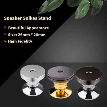 Speaker Stand Speakers Spikes Accessories Isolation Stands For Audio Amplifier Turntable Player Shockproof Foot Pad 26mmx28mm