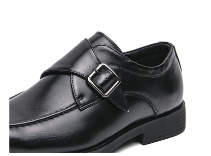 Leather Shoes For Men Fashion Buckle Classic Business Shoes for Male Luxury Brand Antiskid Cozy Men Loafers Design Shoes Men