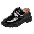 Kids Shoes For Boys Genuine Leather Shoes For Kids Wedding School Show Dress Flats Light Classic Black Children Loafer Moccasins