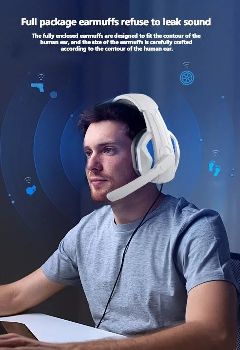 Over-the-Head Wired Headset with Noise Isolation - Lightweight